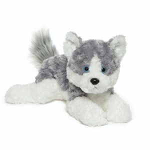 Gund Gray and White Husky Plush Dog Toy